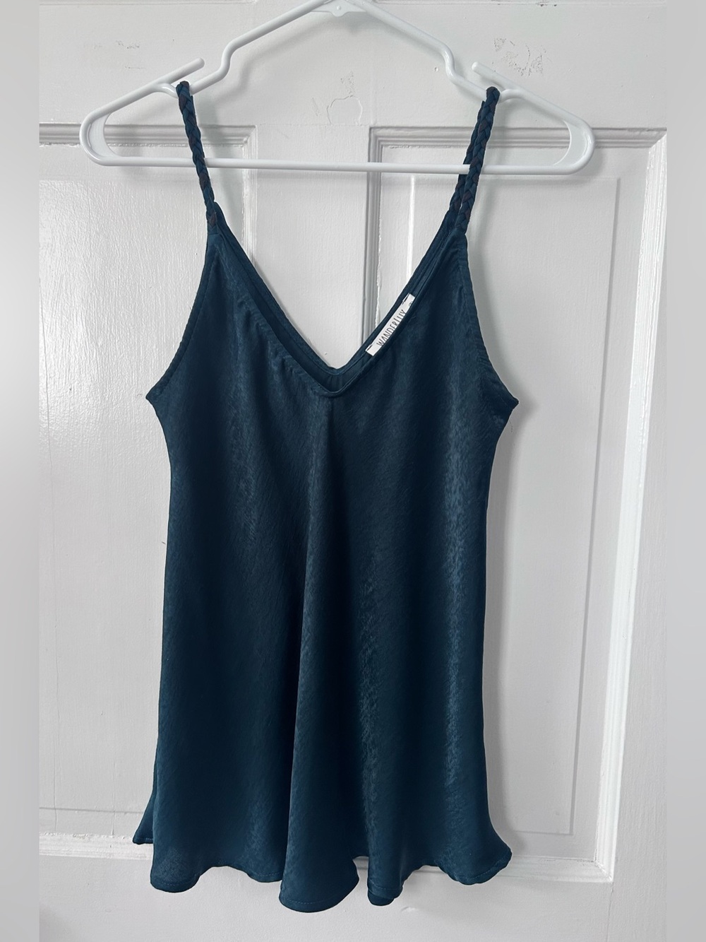 Wanderlux Braided Tank Top Deep Turquoise Size S